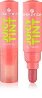 essence JUICY TINT lūpų išvaizdą gerinanti priemonė atspalvis 01 Peach Pop 3.5 ml