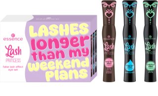 essence Lash PRINCESS false lash effect eye set mascaraset För att få effekten av lösögonfransar