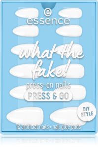 essence WHAT THE FAKE! umělé nehty 02 bare white