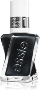 essie Gel by essie verniz para unhas com brilhantes tom Black 13.5 ml