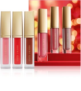 Estée Lauder Holiday Suite Kisses Glossy Pout Mini Lip Oil Trio Geschenkset