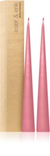 ester & erik cone candles old rose (no. 39) koristekynttilä