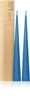 ester & erik cone candles moon blue (no. 37) dekorativ ljusstake