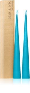 ester & erik cone candles turquoise (no. 56) dekorativní svíčka