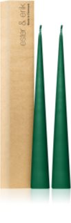 ester & erik cone candles marble green (no. 58) dekorativ ljusstake