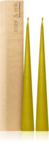 ester & erik cone candles pure wasabi (no. 68/2) dekorativní svíčka