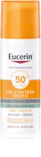 Eucerin Sun Oil Control Tinted Crema de gel solar SPF 50+