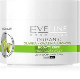 Eveline Cosmetics Green Olive dieninis ir naktinis kremas nuo raukšlių su alyvuogių ekstraktu 50 ml