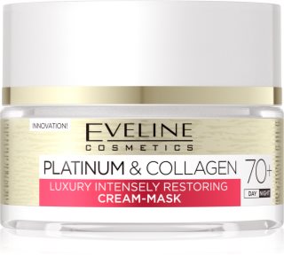 Eveline Cosmetics Platinum & Collagen fornyende creme-maske 70+ 50 ml