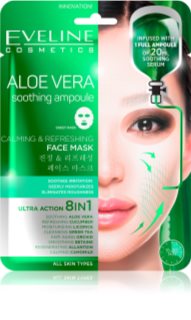 Eveline Cosmetics Sheet Mask Aloe Vera mascarilla hidratante y calmante con aloe vera 1 ud