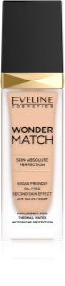 Eveline Cosmetics Wonder Match długotrwały podkład w płynie z kwasem hialuronowym