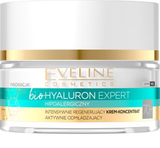 Eveline Cosmetics Bio Hyaluron Expert crema rigenerante intensa 70+ 50 ml