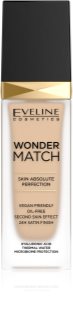 Eveline Cosmetics Wonder Match długotrwały podkład w płynie z kwasem hialuronowym