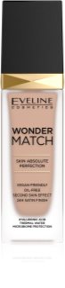 Eveline Cosmetics Wonder Match długotrwały podkład w płynie z kwasem hialuronowym
