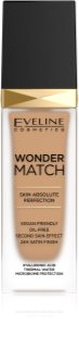 Eveline Cosmetics Wonder Match Langaanhoudende Vloeibare Make-up met Hyaluronzuur Tint 40 Sand 30 ml