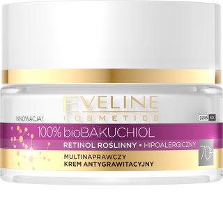 Eveline Cosmetics Bio Bakuchiol crema multi-correttiva contro i segni dell’invecchiamento 70+ 50 ml