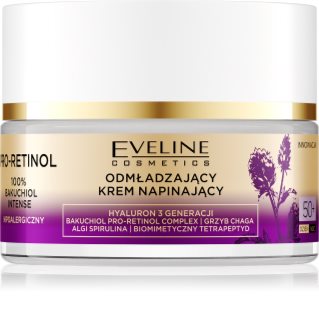 Eveline Cosmetics Pro-Retinol 100% Bakuchiol Intense crema giorno rassodante antirughe 50+ 50 ml