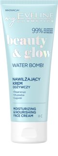 Eveline Cosmetics Beauty & Glow Water Bomb! hidratáló és tápláló krém az arcra 75 ml