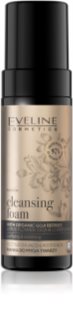 Eveline Cosmetics Organic Gold moisturising and soothing cleansing foam for sensitive skin 150 ml