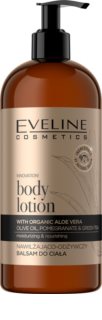 Eveline Cosmetics Organic Gold зволожуючий бальзам для тіла з алое вера 500 мл