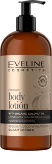 Eveline Cosmetics Organic Gold відновлюючий бальзам для тіла з кокосовою олійкою 500 мл