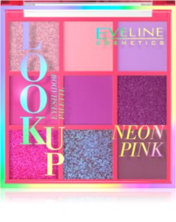Eveline Cosmetics Look Up Neon Pink палетка тіней для очей 10,8 гр