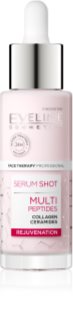 Eveline Cosmetics Serum Shot Multi Peptides pomlajevalni serum za obraz s kolagenom 30 ml