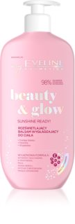 Eveline Cosmetics Beauty & Glow Sunshine Ready! bőrlágyító tej a testre 350 ml