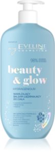 Eveline Cosmetics Beauty & Glow Hydragenious! hidratáló és feszesítő testápoló tej 350 ml