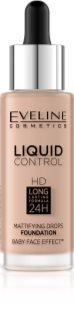 Eveline Cosmetics Liquid Control nestemäinen meikkivoide sisältää pipetin