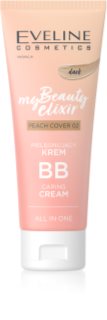 Eveline Cosmetics My Beauty Elixir Peach Cover hydrating BB cream shade 02 Dark 30 ml