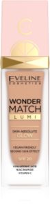 Eveline Cosmetics Wonder Match Lumi fond de teint hydratant lissant SPF 20 teinte 25 Sand Beige 30 ml