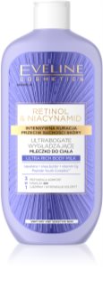 Eveline Cosmetics Retinol & Niacynamid εντατικά θρεπτική λοσιόν σώματος με λειαντικό αποτέλεσμα 350 ml