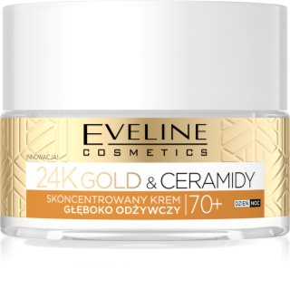 Eveline Cosmetics 24k Gold & Ceramidy 70+ Ultra - Nourishing Cream 70+ 50 ml