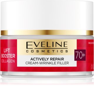 Eveline Cosmetics Lift Booster Collagen odżywczy krem nawilżający na zmarszczki 70+ 50 ml