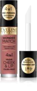 Eveline Cosmetics Wonder Match 4in1 Cheek & Lip liquid blusher for lips and cheeks shade 5 4.5 ml