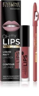 Eveline Cosmetics OH! my LIPS Matt zestaw do ust