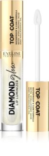 Eveline Cosmetics Diamond Glow błyszczyk do ust z połyskiem z kwasem hialuronowym