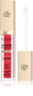 Eveline Cosmetics Wonder Match rouge à lèvres liquide mat longue tenue à l'acide hyaluronique