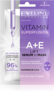 Eveline Cosmetics Vitamin Superfusion spevňujúca pleťová maska 2x5 ml