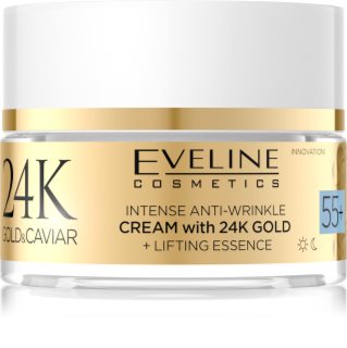 Eveline Cosmetics 24k Gold & Caviar Cream with 24K Gold crème anti-rides 55+ 50 ml