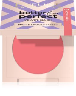 Eveline Cosmetics Better than Perfect Velvet Blush Puder-Rouge mit Matt-Effekt