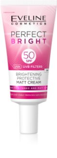 Eveline Cosmetics Perfect Bright SPF 50 ochronny krem matujący do twarzy SPF 50 30 ml