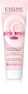 Eveline Cosmetics Pink Snail Glazed Skin Effect PDRN hydratační mycí gel 140 ml
