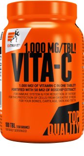 Extrifit Vita-C Time Release tabletki dla wsparcia układu odpornościowego, pięknej skóry i paznokci 100 tabletek