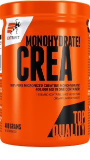 Extrifit Crea Monohydrate wspomaganie budowania masy mięśniowej 400 g