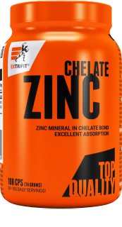 Extrifit Zinc Chelate Kapseln zur Unterstützung der Normalen Funktion des Organismus, gesunde Haare und Nägel 74 g