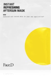 Face D Instant Refreshing Aftersun Mask masque apaisant et hydratant après-soleil 1 pcs