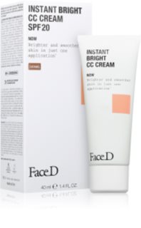 Face D Instant Bright feuchtigkeitsspendende CC Cream SPF 20 Farbton Caramel 40 ml