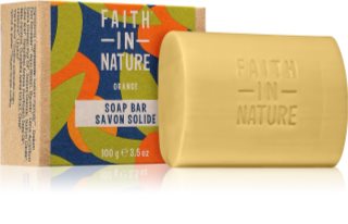 Faith In Nature Hand Made Soap Orange savon solide naturel 100 g